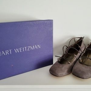 Stuart Weitzman Suede Strappy Pumps SZ 36